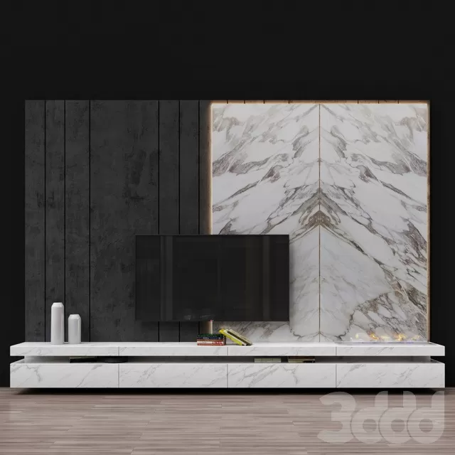 FURNITURE – TV WALL – 3D MODELS – FREE DOWNLOAD – 11861