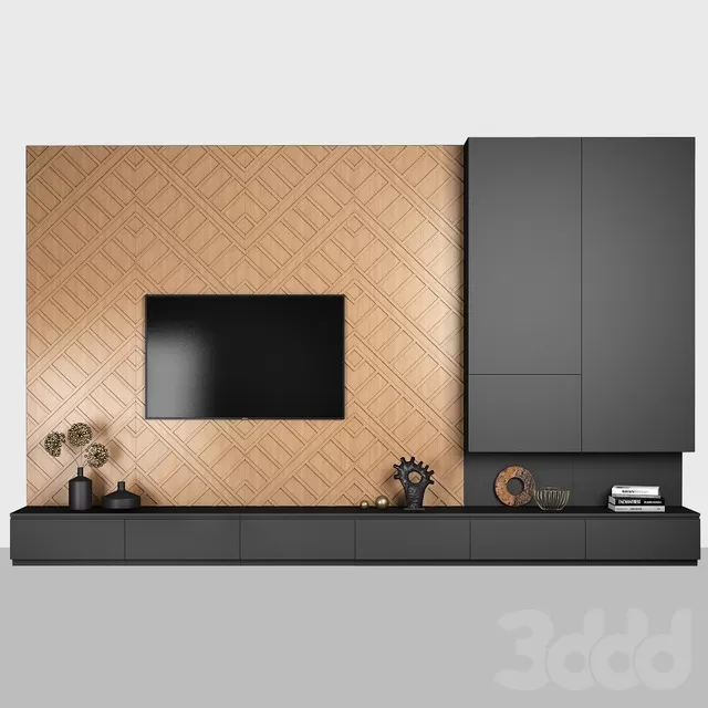 FURNITURE – TV WALL – 3D MODELS – FREE DOWNLOAD – 11863
