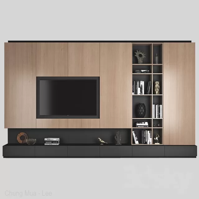 FURNITURE – TV WALL – 3D MODELS – FREE DOWNLOAD – 11867