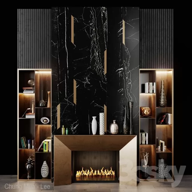 FURNITURE – TV WALL – 3D MODELS – FREE DOWNLOAD – 11912