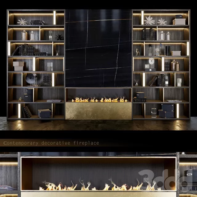 FURNITURE – TV WALL – 3D MODELS – FREE DOWNLOAD – 11926