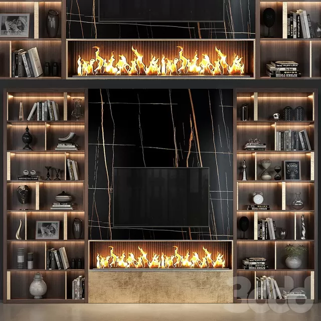 FURNITURE – TV WALL – 3D MODELS – FREE DOWNLOAD – 11967