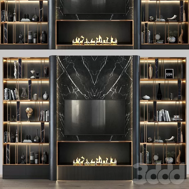 FURNITURE – TV WALL – 3D MODELS – FREE DOWNLOAD – 11988