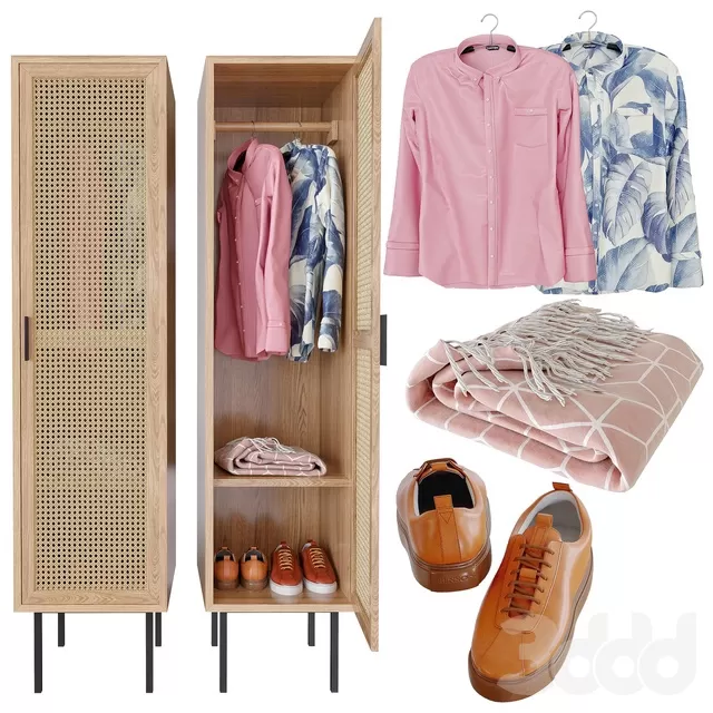 FURNITURE – WAREDROBE & DISPLAY – 3D MODELS – FREE DOWNLOAD – 12183