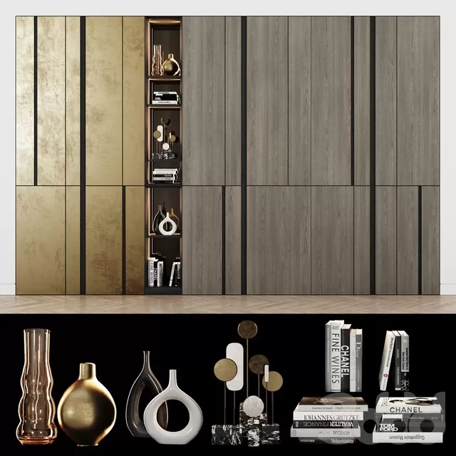 FURNITURE – WAREDROBE & DISPLAY – 3D MODELS – FREE DOWNLOAD – 12277