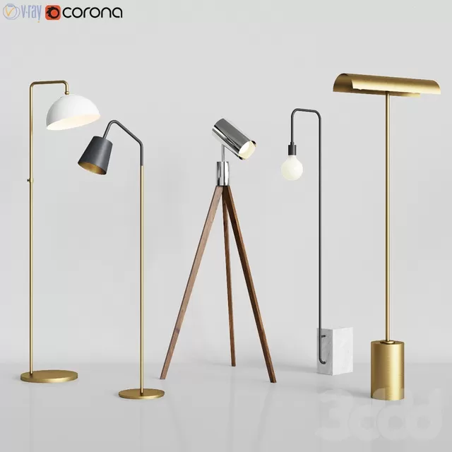 LIGHTING – FLOOR LAMP – 3D MODELS – FREE DOWNLOAD – 12404 LIGHTING – FLOOR LAMP – 3D MODELS – FREE DOWNLOAD – 12404