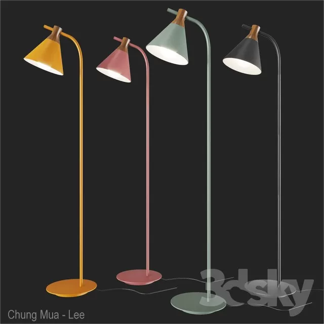 LIGHTING – FLOOR LAMP – 3D MODELS – FREE DOWNLOAD – 12472