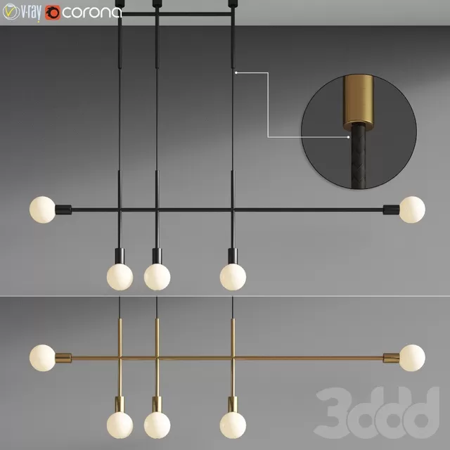 LIGHTING – PENDANT LIGHT – 3D MODELS – FREE DOWNLOAD – 12695