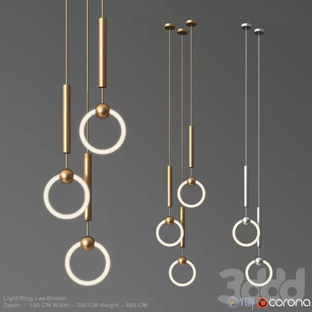 LIGHTING – PENDANT LIGHT – 3D MODELS – FREE DOWNLOAD – 12905