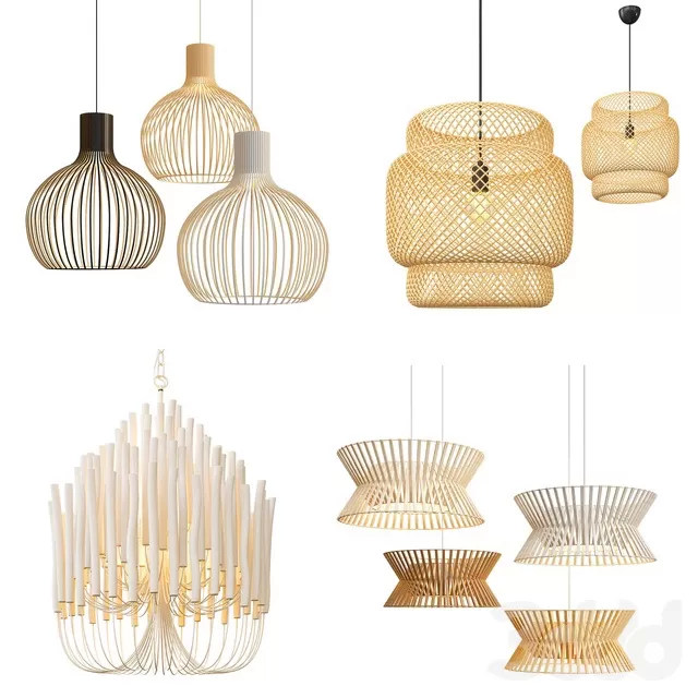 LIGHTING – PENDANT LIGHT – 3D MODELS – FREE DOWNLOAD – 12917