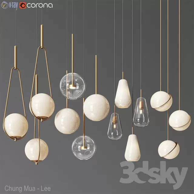 LIGHTING – PENDANT LIGHT – 3D MODELS – FREE DOWNLOAD – 12980