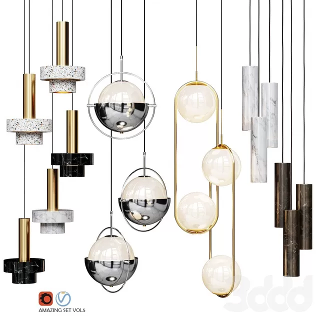 LIGHTING – PENDANT LIGHT – 3D MODELS – FREE DOWNLOAD – 13048