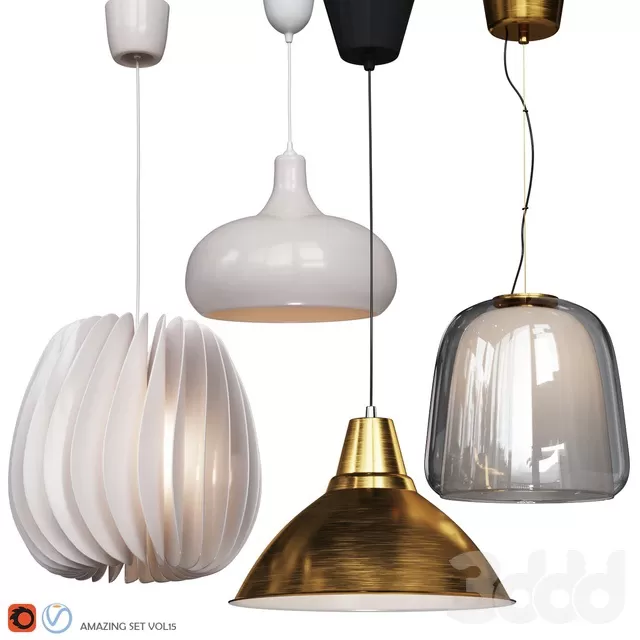LIGHTING – PENDANT LIGHT – 3D MODELS – FREE DOWNLOAD – 13150