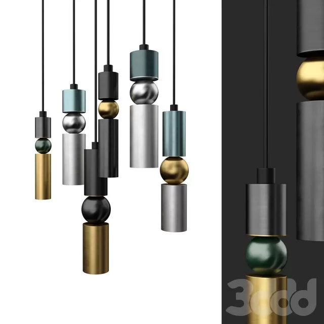 LIGHTING – PENDANT LIGHT – 3D MODELS – FREE DOWNLOAD – 13165