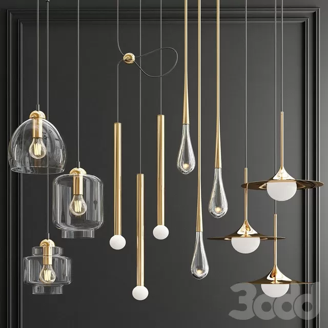 LIGHTING – PENDANT LIGHT – 3D MODELS – FREE DOWNLOAD – 13317