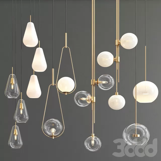 LIGHTING – PENDANT LIGHT – 3D MODELS – FREE DOWNLOAD – 13404