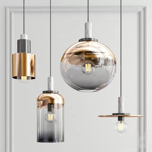 LIGHTING – PENDANT LIGHT – 3D MODELS – FREE DOWNLOAD – 13426