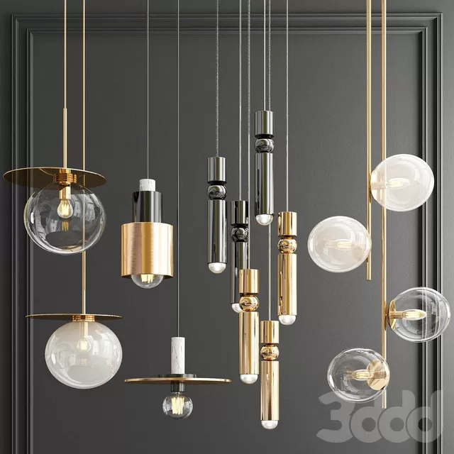 LIGHTING – PENDANT LIGHT – 3D MODELS – FREE DOWNLOAD – 13462