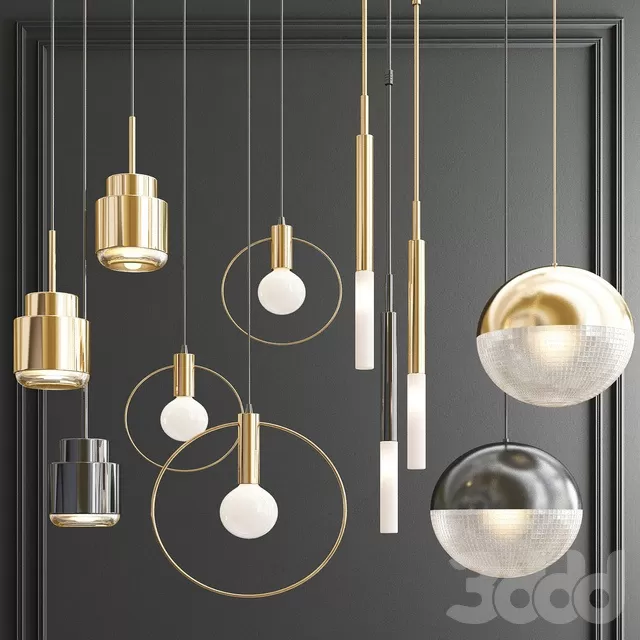 LIGHTING – PENDANT LIGHT – 3D MODELS – FREE DOWNLOAD – 13484