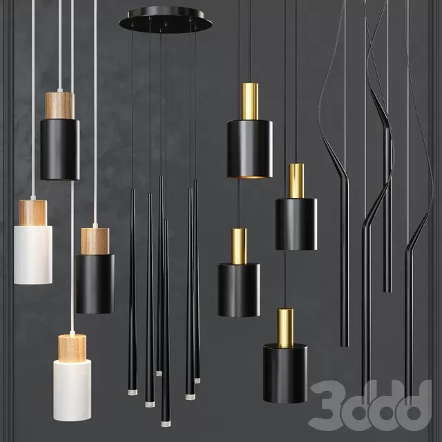 LIGHTING – PENDANT LIGHT – 3D MODELS – FREE DOWNLOAD – 13508