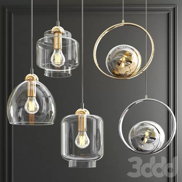 LIGHTING – PENDANT LIGHT – 3D MODELS – FREE DOWNLOAD – 13576