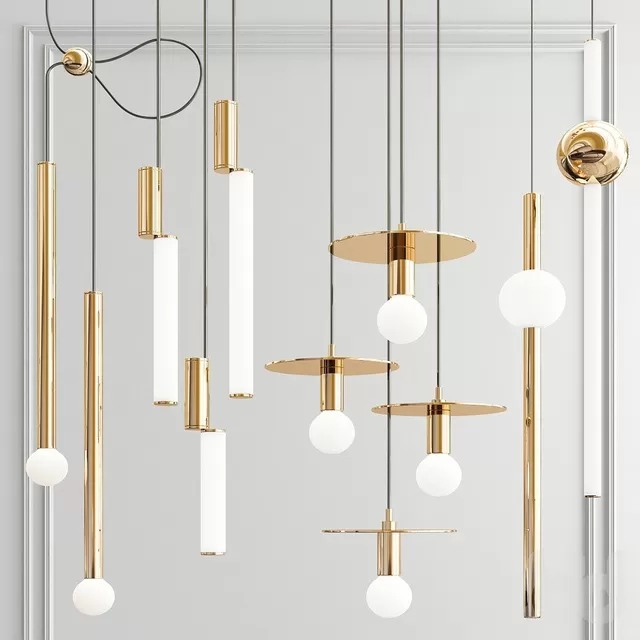 LIGHTING – PENDANT LIGHT – 3D MODELS – FREE DOWNLOAD – 13580