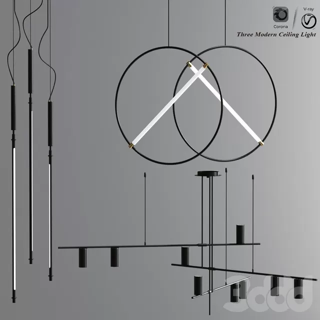 LIGHTING – PENDANT LIGHT – 3D MODELS – FREE DOWNLOAD – 13634