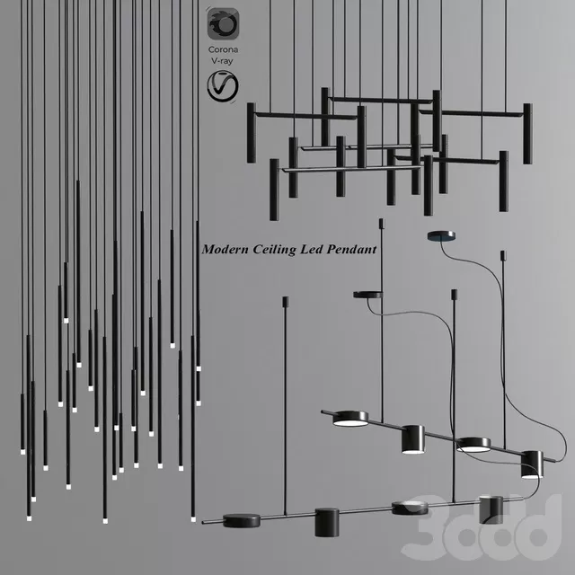 LIGHTING – PENDANT LIGHT – 3D MODELS – FREE DOWNLOAD – 13648