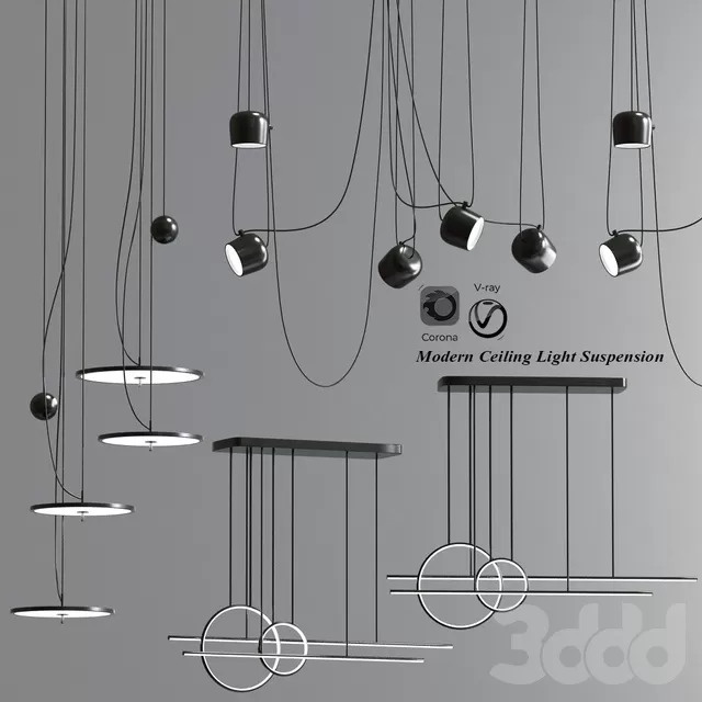 LIGHTING – PENDANT LIGHT – 3D MODELS – FREE DOWNLOAD – 13649