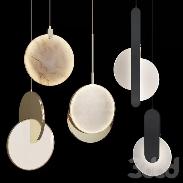 LIGHTING – PENDANT LIGHT – 3D MODELS – FREE DOWNLOAD – 13672