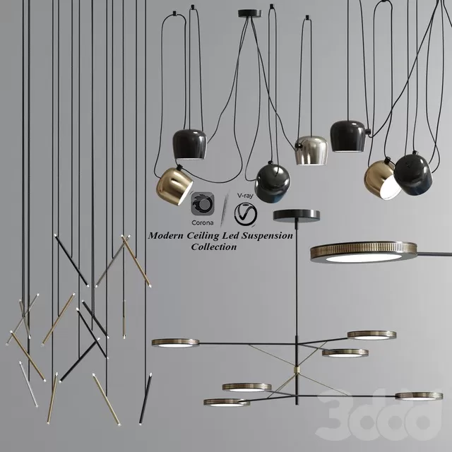 LIGHTING – PENDANT LIGHT – 3D MODELS – FREE DOWNLOAD – 13673