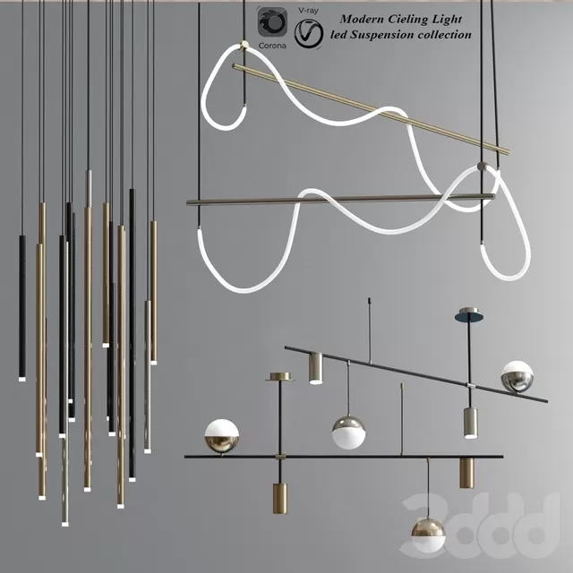 LIGHTING – PENDANT LIGHT – 3D MODELS – FREE DOWNLOAD – 13682