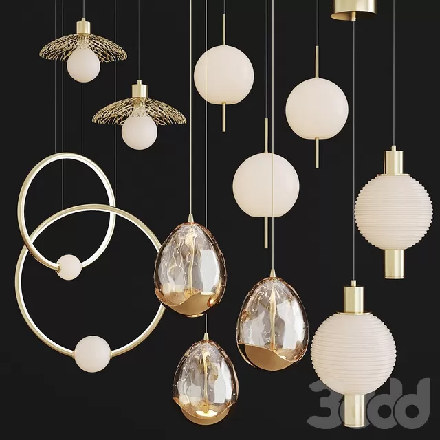 LIGHTING – PENDANT LIGHT – 3D MODELS – FREE DOWNLOAD – 13692