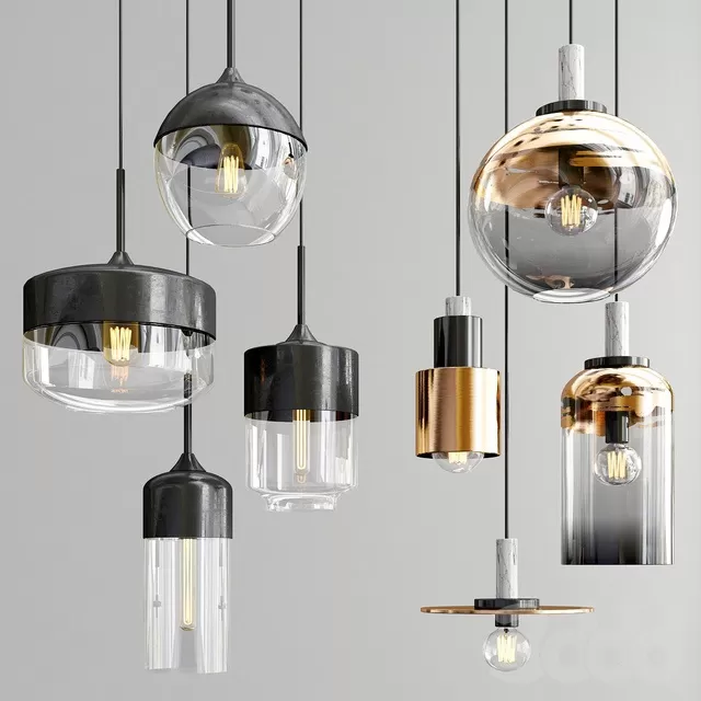 LIGHTING – PENDANT LIGHT – 3D MODELS – FREE DOWNLOAD – 13715