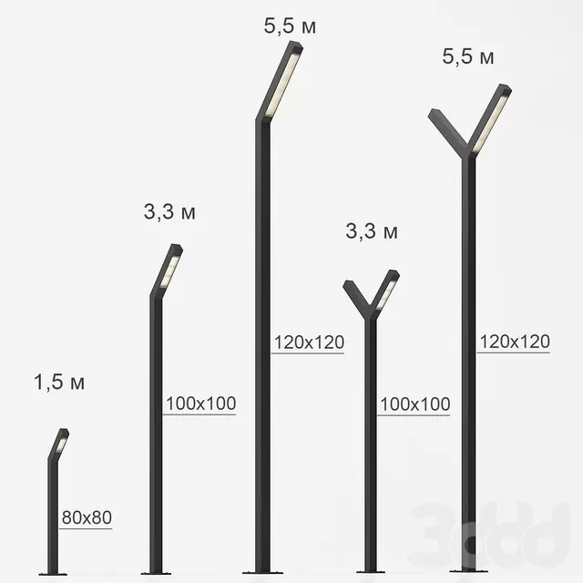 LIGHTING – STREET LIGHT – 3D MODELS – FREE DOWNLOAD – 14195