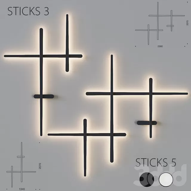 LIGHTING – WALL LIGHT – 3D MODELS – FREE DOWNLOAD – 14570