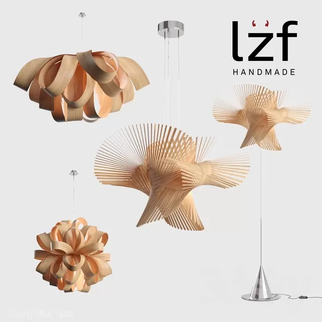 RATTAN – BAMBOO 3DMODELS – 029 – LZF Lamps