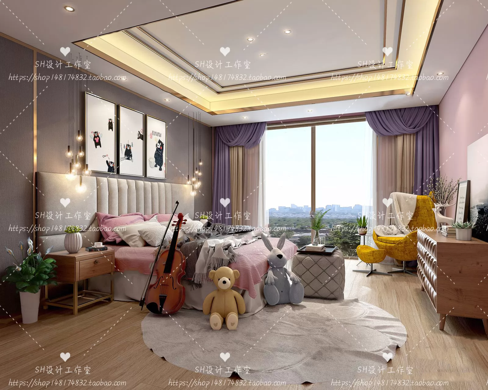 INTERIOR 3D BLOCK – 3D SCENES – 001