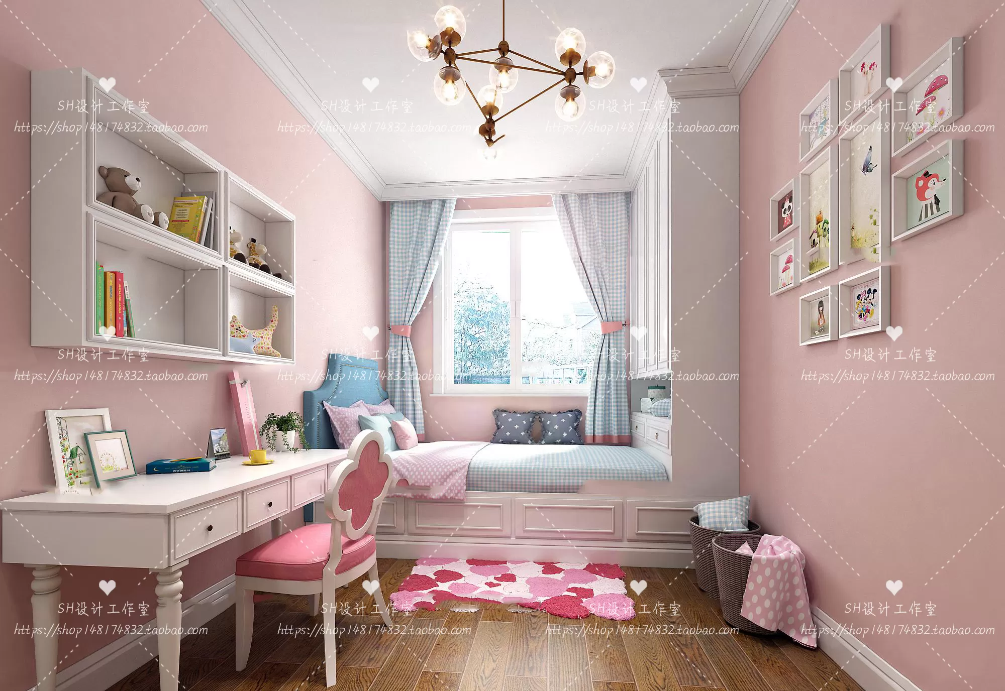 INTERIOR 3D BLOCK – 3D SCENES – 008