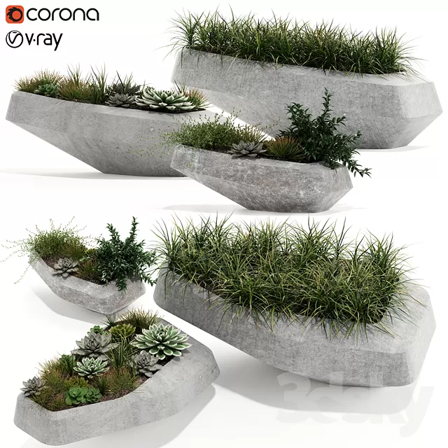 PLANTS – OUTDOOR – 3D MODELS – FREE DOWNLOAD – 17090