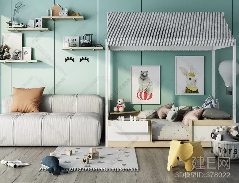 CHILDROOM – 3D SCENES – VRAY – 002 CHILDROOM – 3D SCENES – VRAY – 002