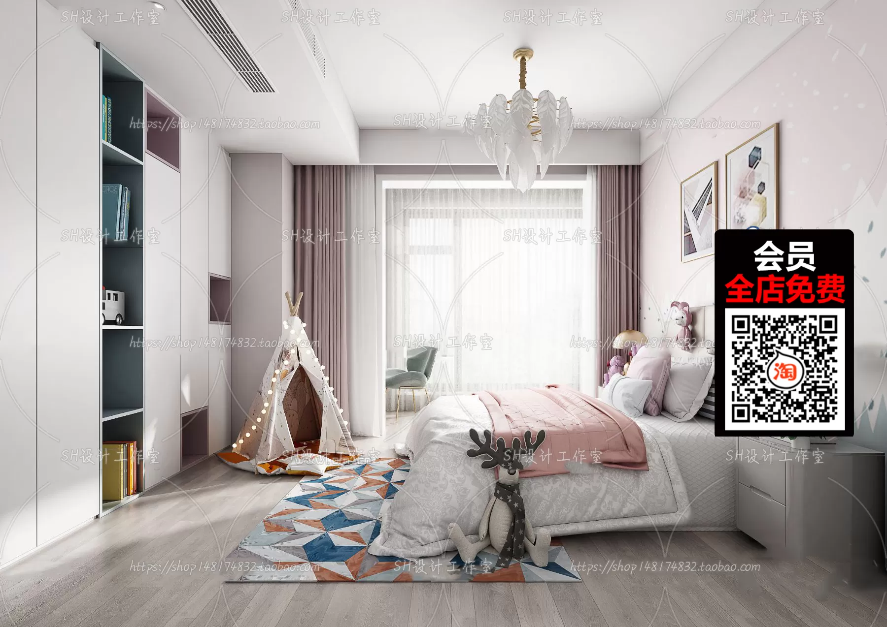CHILDROOM – 3D SCENES – VRAY – 004 CHILDROOM – 3D SCENES – VRAY – 004