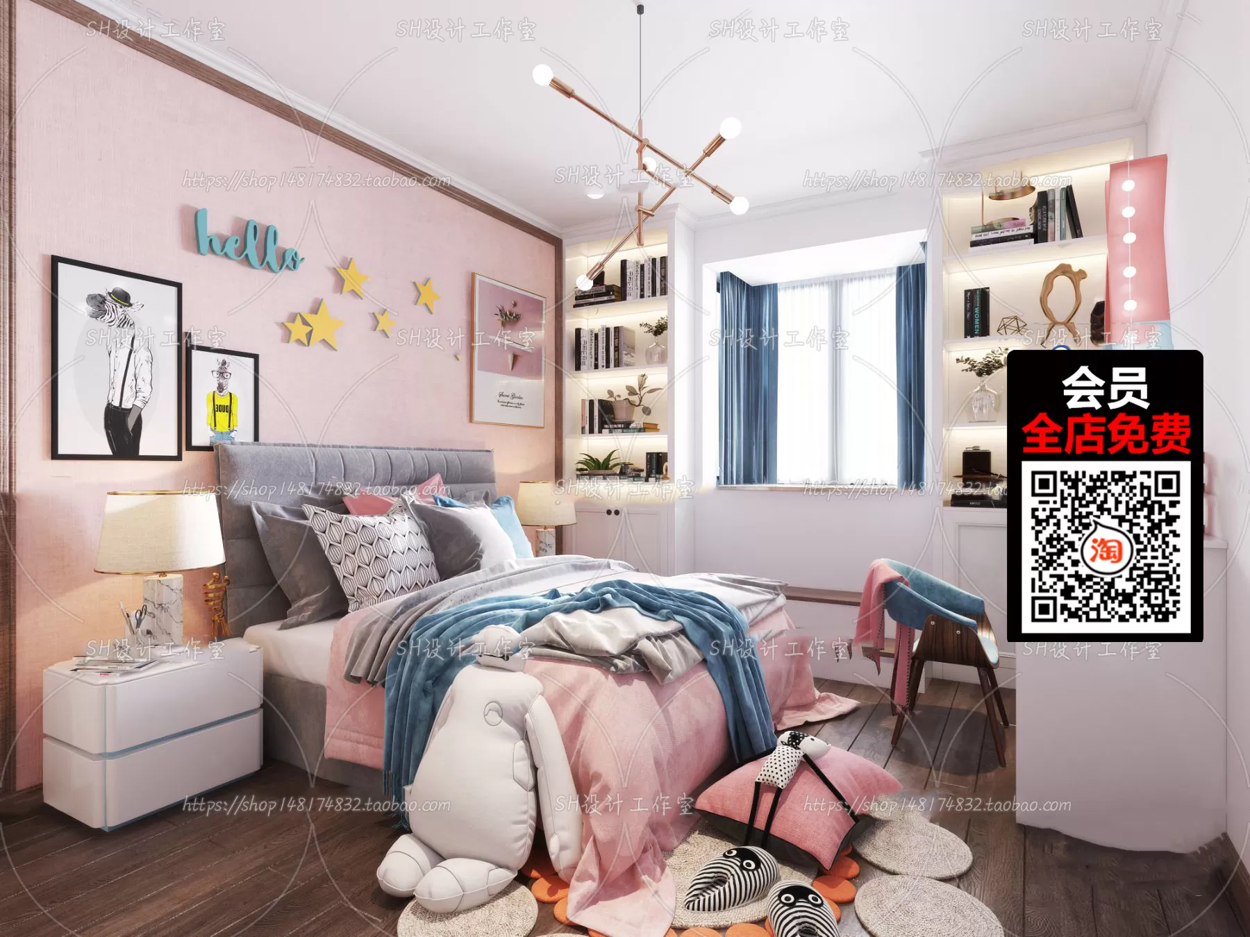 CHILDROOM – 3D SCENES – VRAY – 010 CHILDROOM – 3D SCENES – VRAY – 010