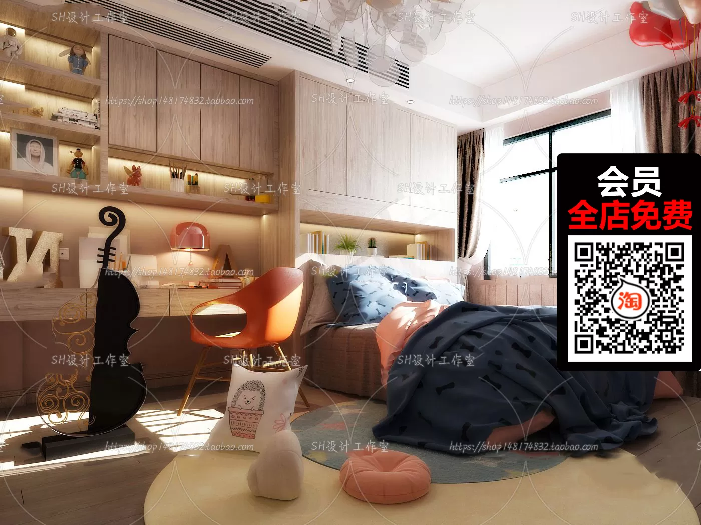 CHILDROOM – 3D SCENES – VRAY – 015 CHILDROOM – 3D SCENES – VRAY – 015