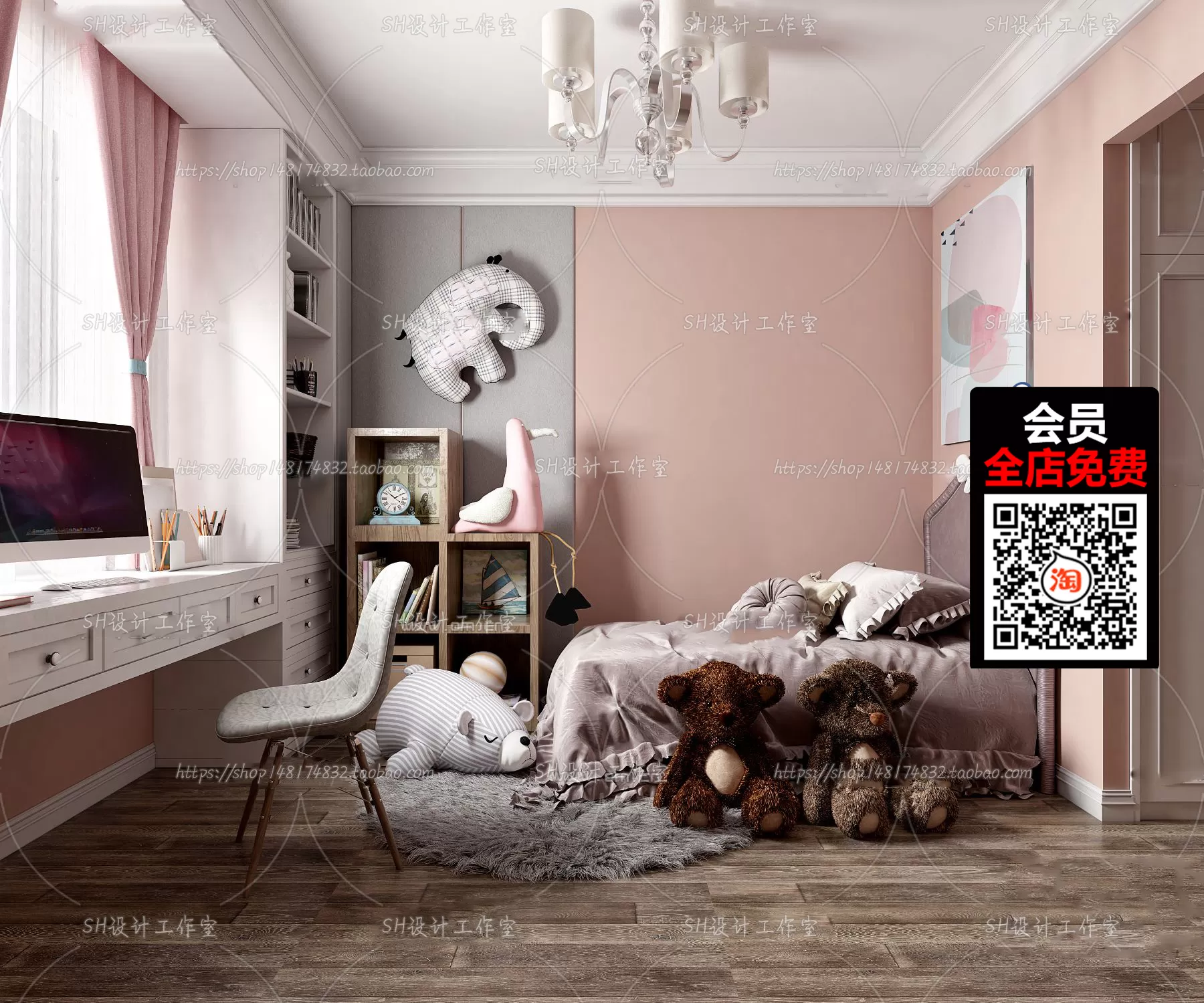 CHILDROOM – 3D SCENES – VRAY – 017 CHILDROOM – 3D SCENES – VRAY – 017