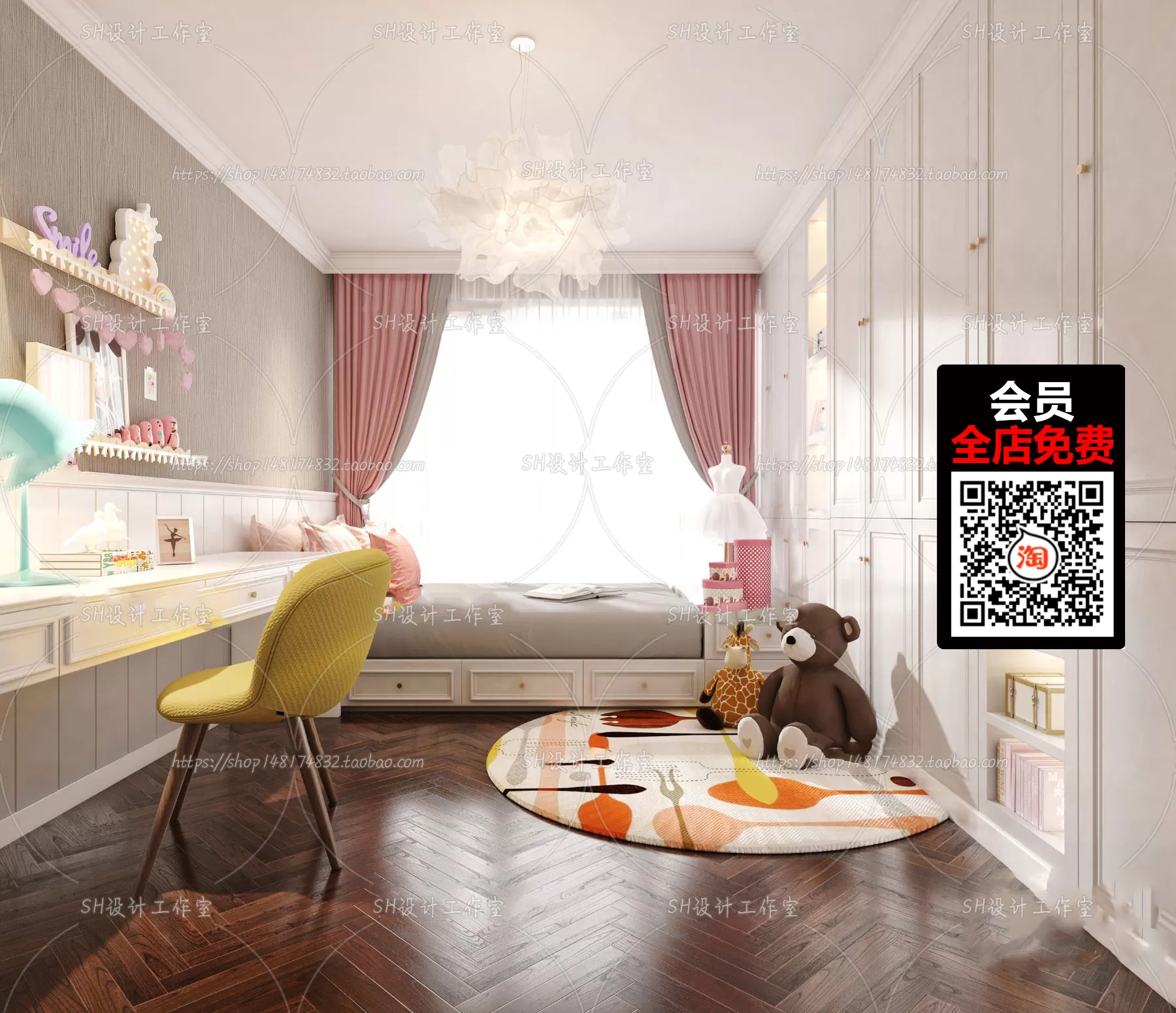 CHILDROOM – 3D SCENES – VRAY – 019 CHILDROOM – 3D SCENES – VRAY – 019