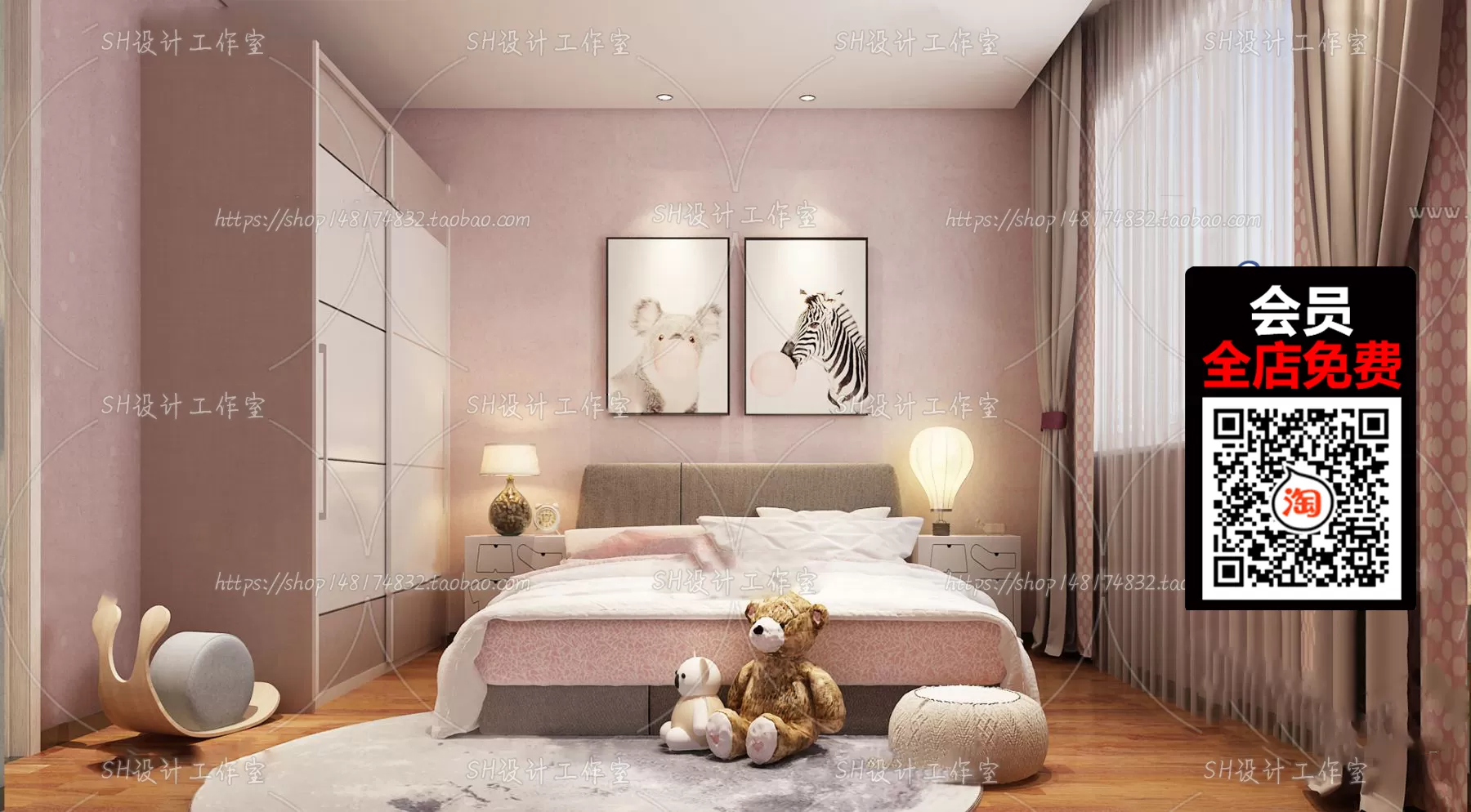 CHILDROOM – 3D SCENES – VRAY – 025 CHILDROOM – 3D SCENES – VRAY – 025