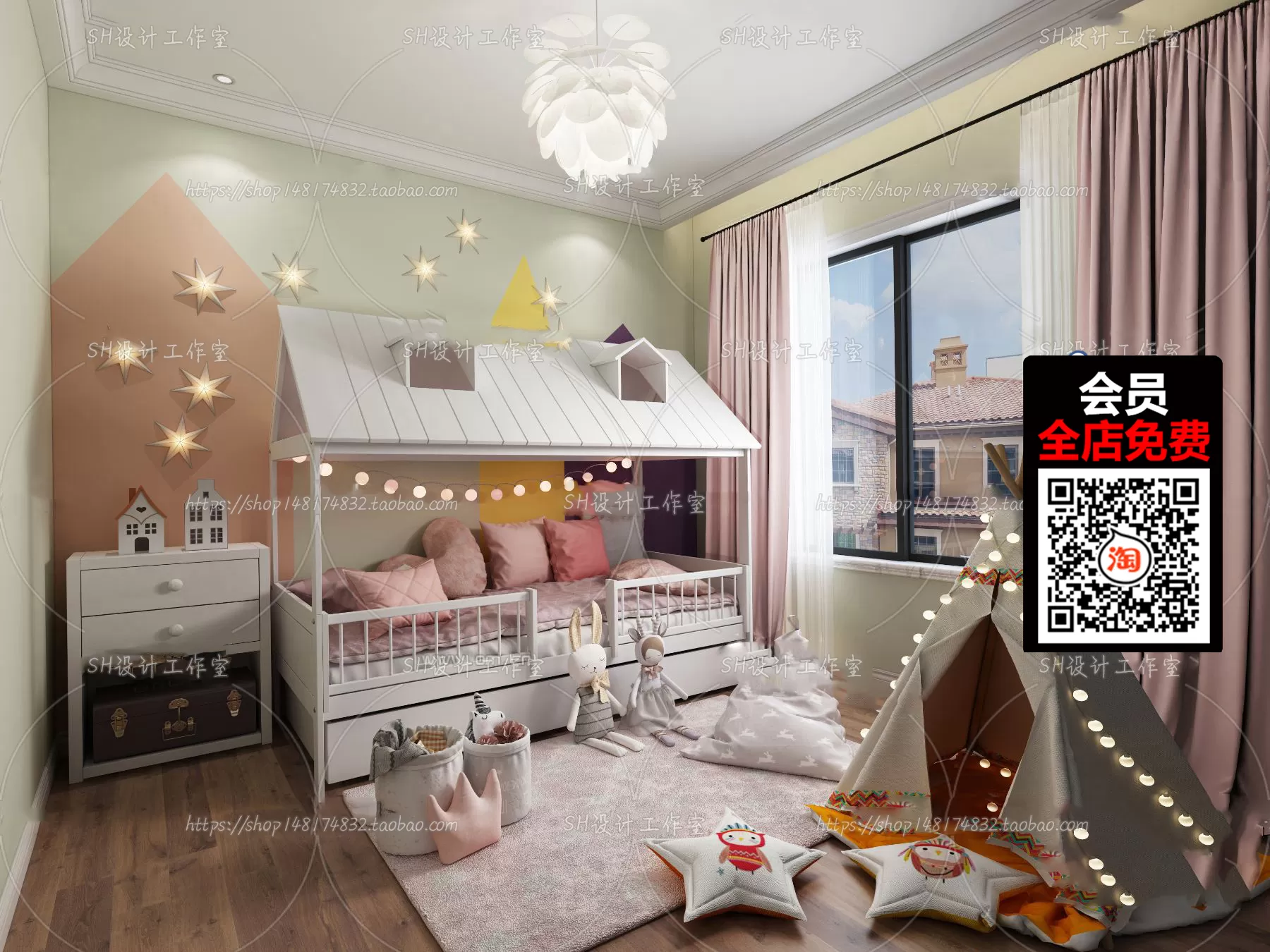 CHILDROOM – 3D SCENES – VRAY – 029 CHILDROOM – 3D SCENES – VRAY – 029