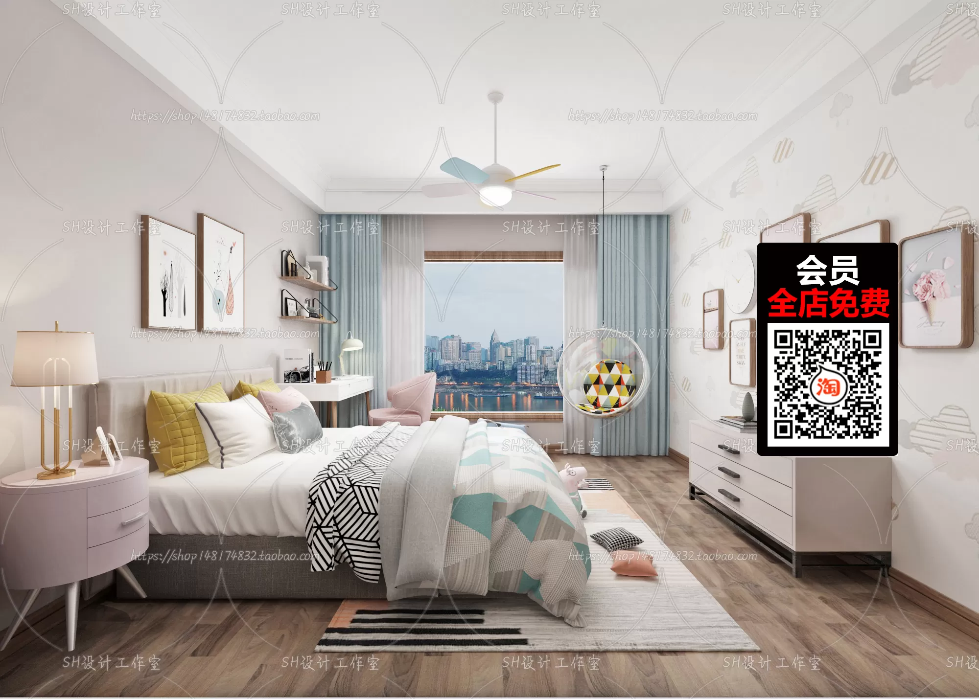 CHILDROOM – 3D SCENES – VRAY – 036 CHILDROOM – 3D SCENES – VRAY – 036