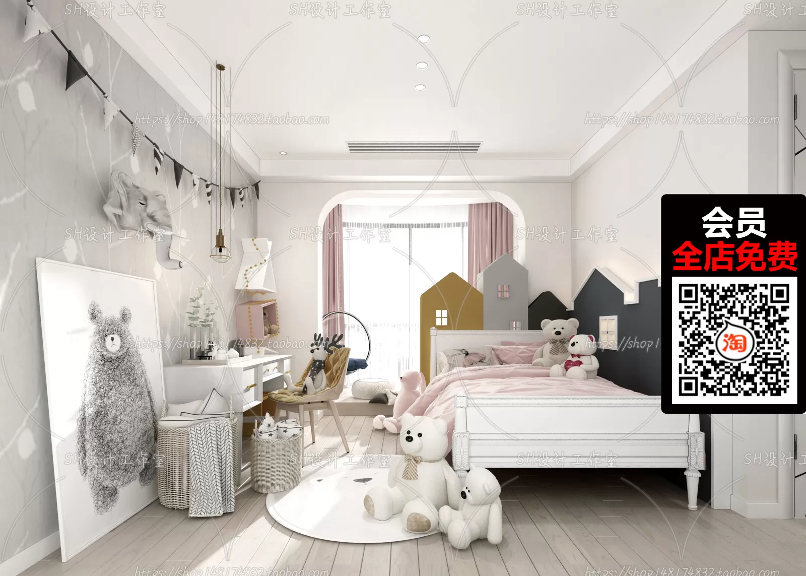 CHILDROOM – 3D SCENES – VRAY – 043 CHILDROOM – 3D SCENES – VRAY – 043